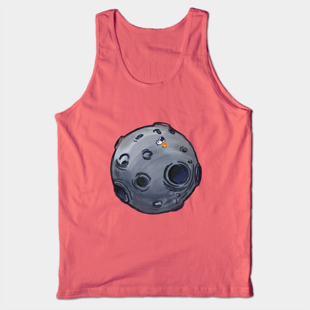 camping on moon Tank Top by prettyguardianstudio